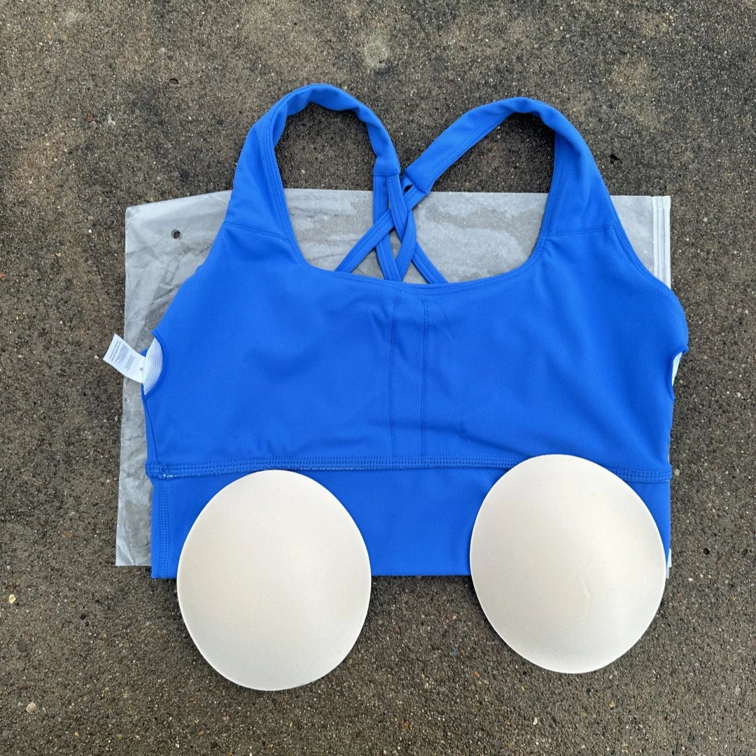 Soft Tight Cross Back Gym Fitness Bra Women