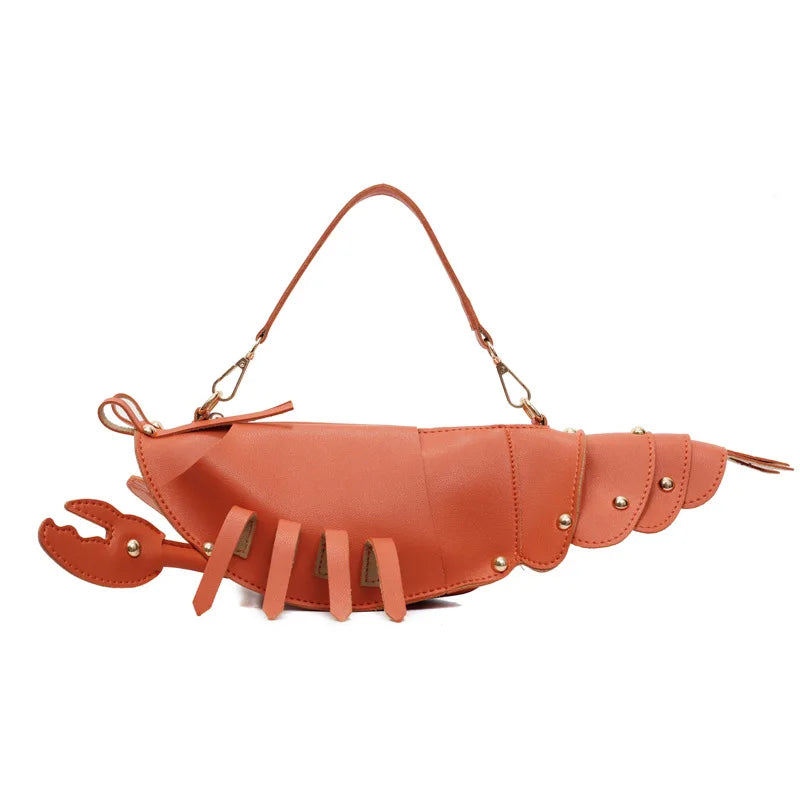 Cute Lobster PU Crossbody Bag