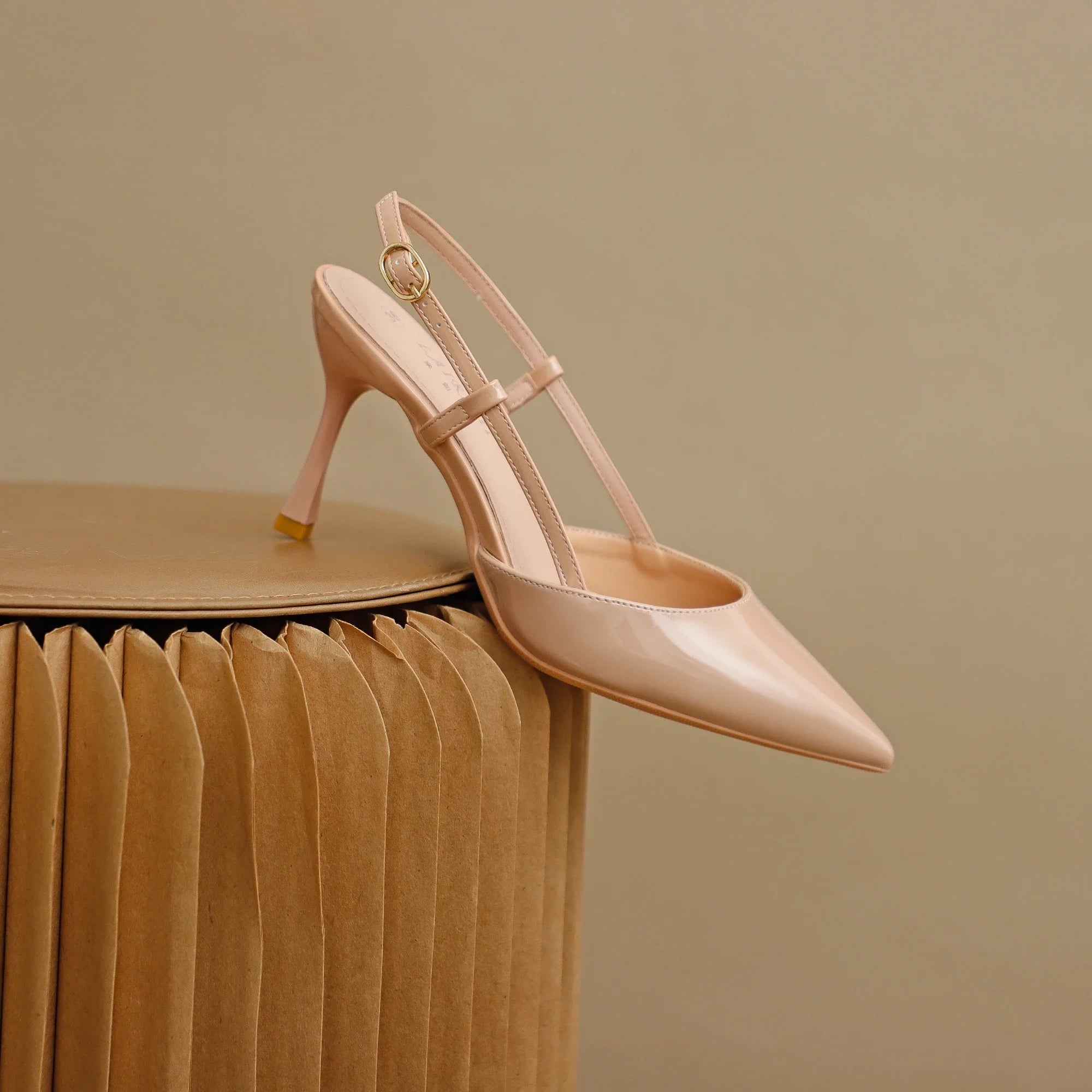 Patent Leather Pointed Toe Pumps