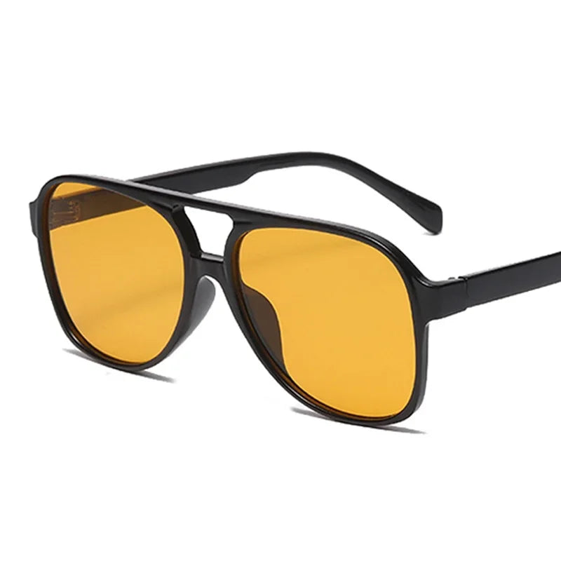 Vintage Square Retro Mirror Sunglasses